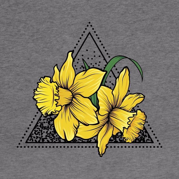 Daffodil Flora Triangle by RadicalChill